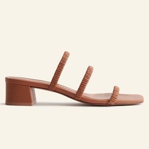 Reformation Assunta Strappy Block Heel